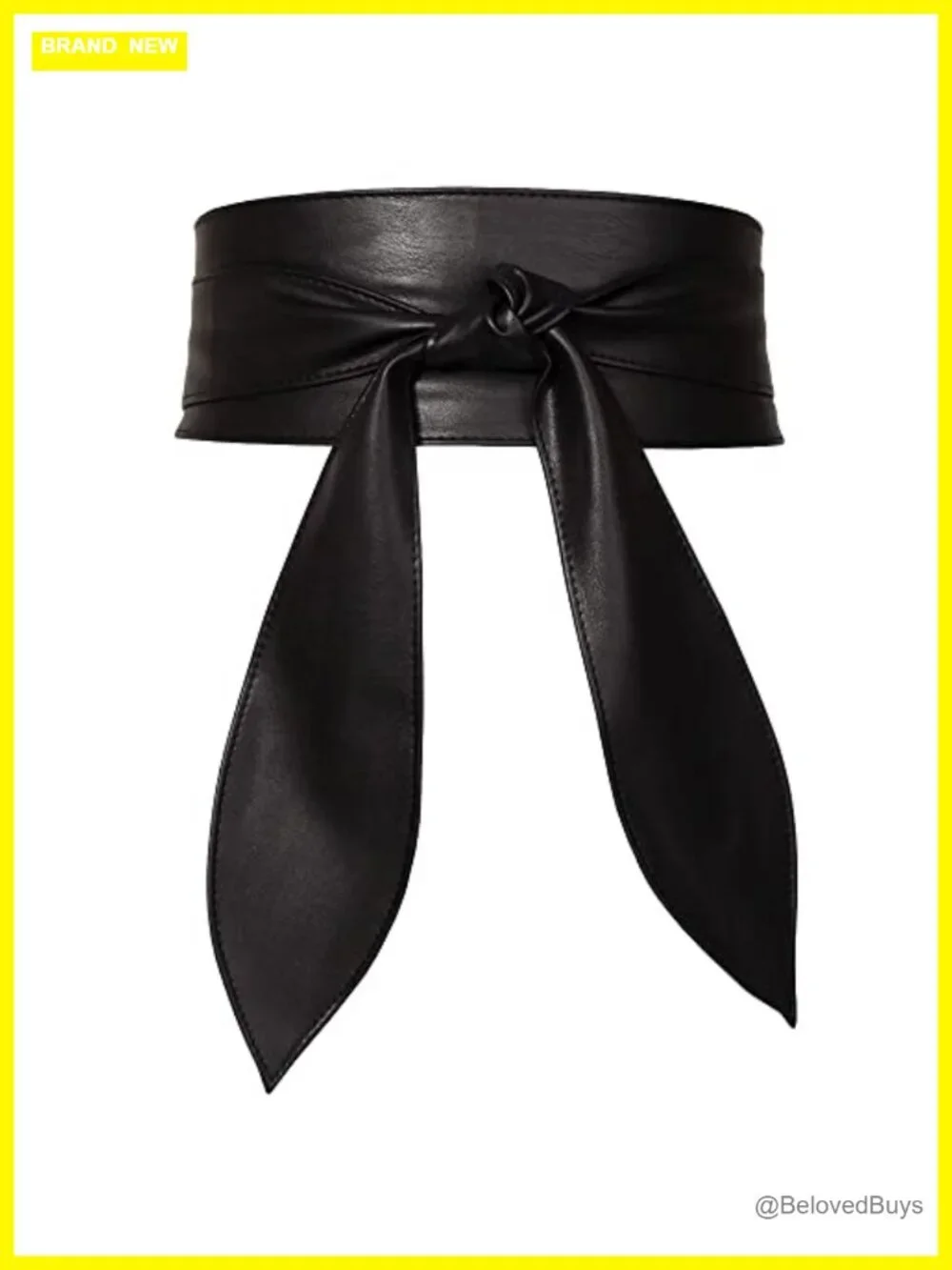 Women Obi Belt Cinch Waist Wrap Belt Faux Leather Wide Waistband